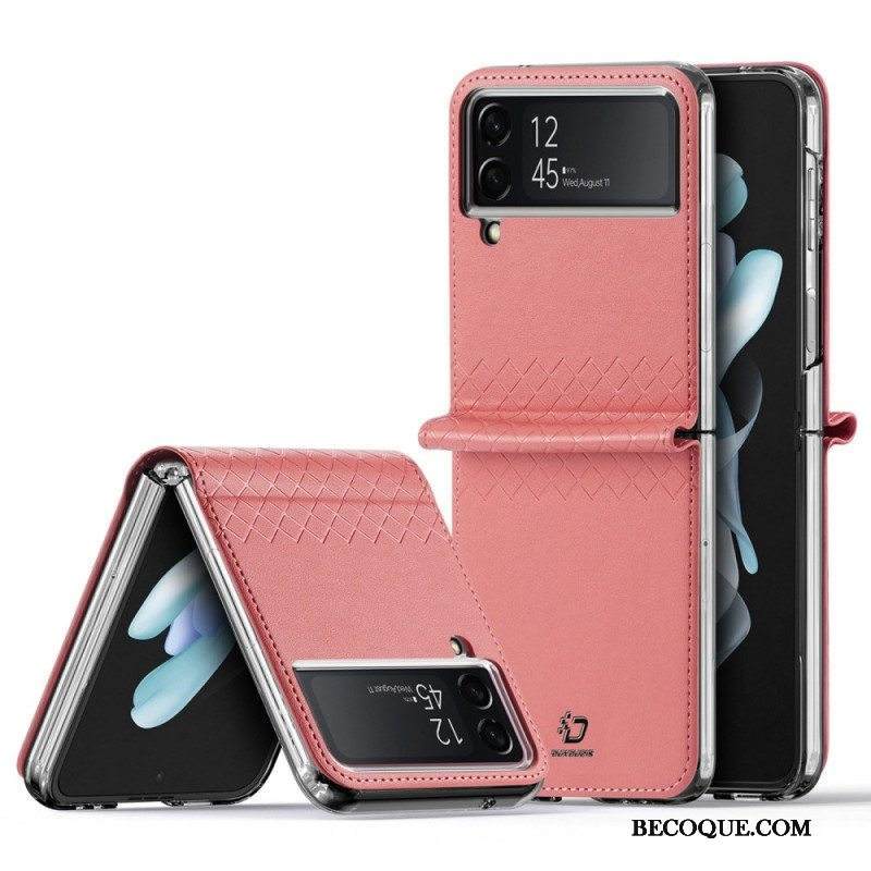 Case Samsung Galaxy Z Flip 4 Kotelot Flip Keinonahka Dux Ducis