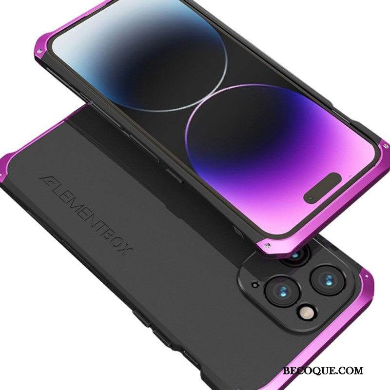 Case iPhone 14 Pro Kaksivärinen Metallikehys