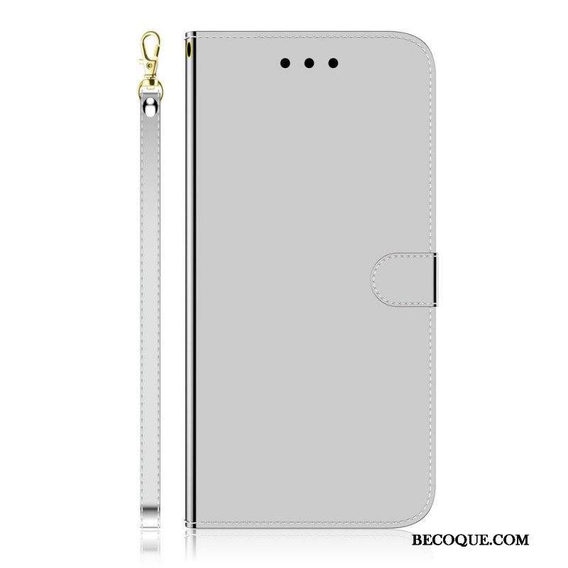 Flip Case Samsung Galaxy A53 5G Keinonahkainen Peilin Kansi