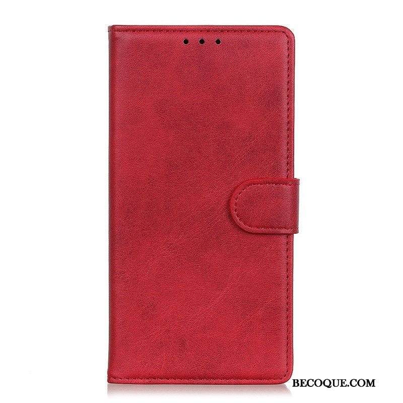 Flip Case Xiaomi 12T / 12T Pro Matta Keinonahka
