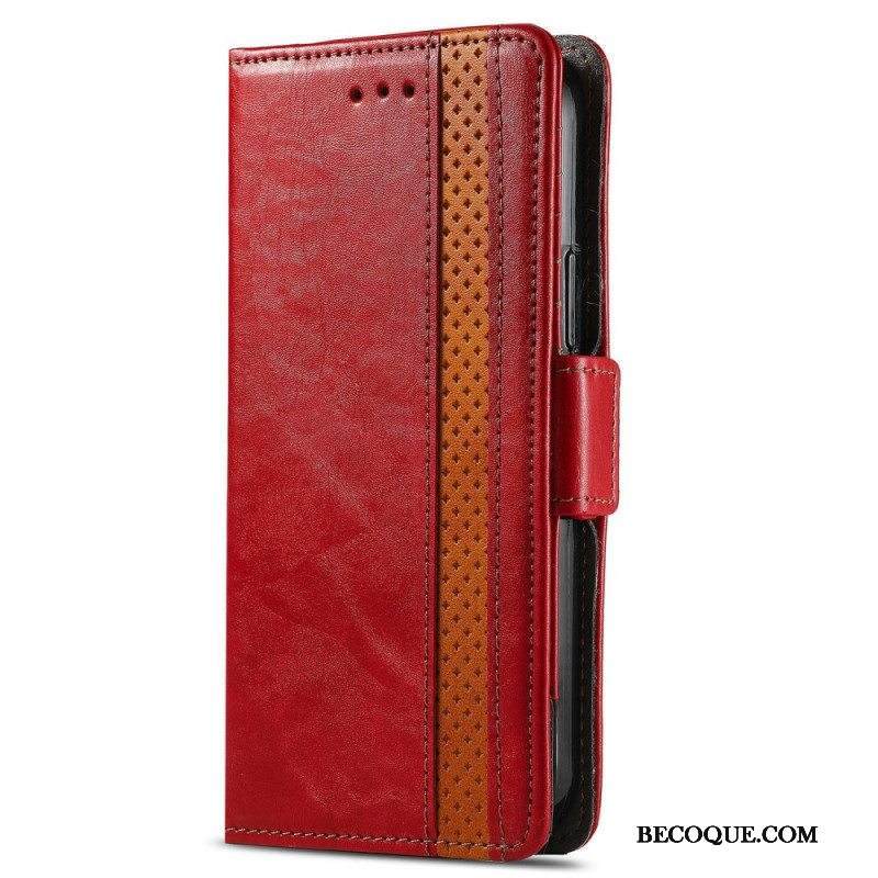 Flip Case Xiaomi Redmi Note 11 / 11S Kaksivärinen Kaksoislukko