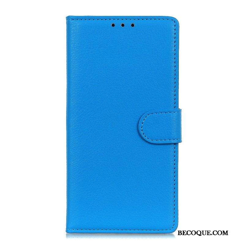 Flip Case Xiaomi Redmi Note 11 Pro Plus 5G Perinteinen Litsi-nahka