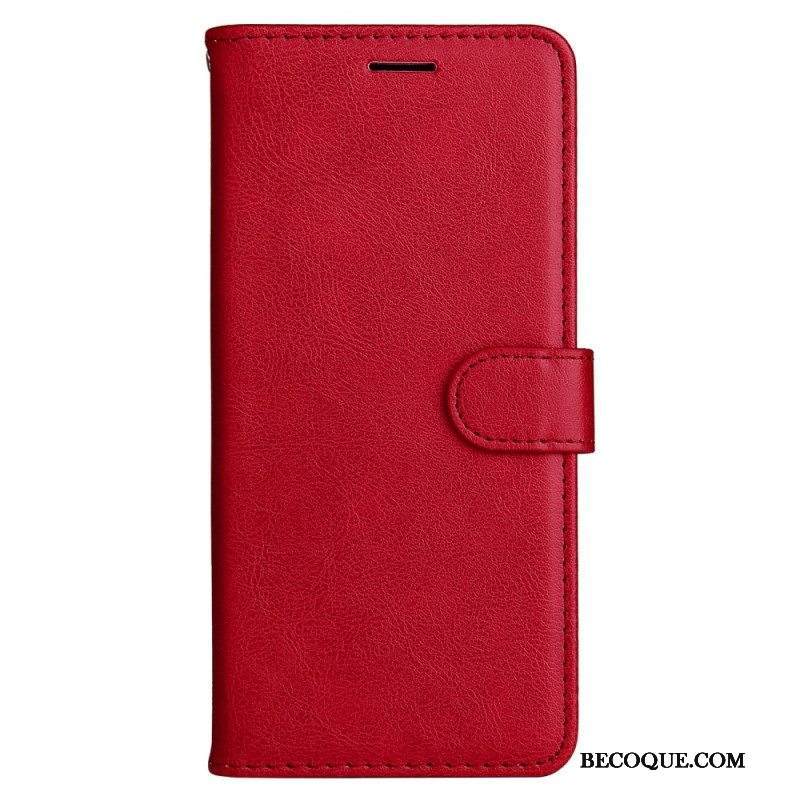 Flip Case Xiaomi Redmi Note 12 5G Suojaketju Kuori Tavallinen Hihnalla