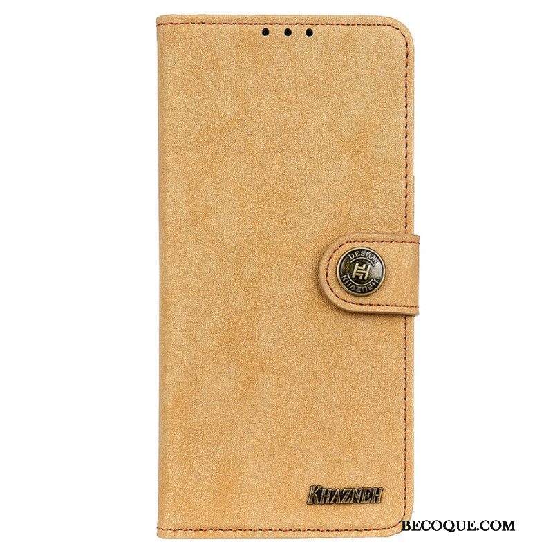 Kotelot Samsung Galaxy M52 5G Khazneh Retro Haljasnahka