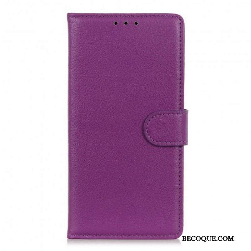 Kotelot Xiaomi Redmi Note 10 5G Perinteinen Litchi Faux Leather