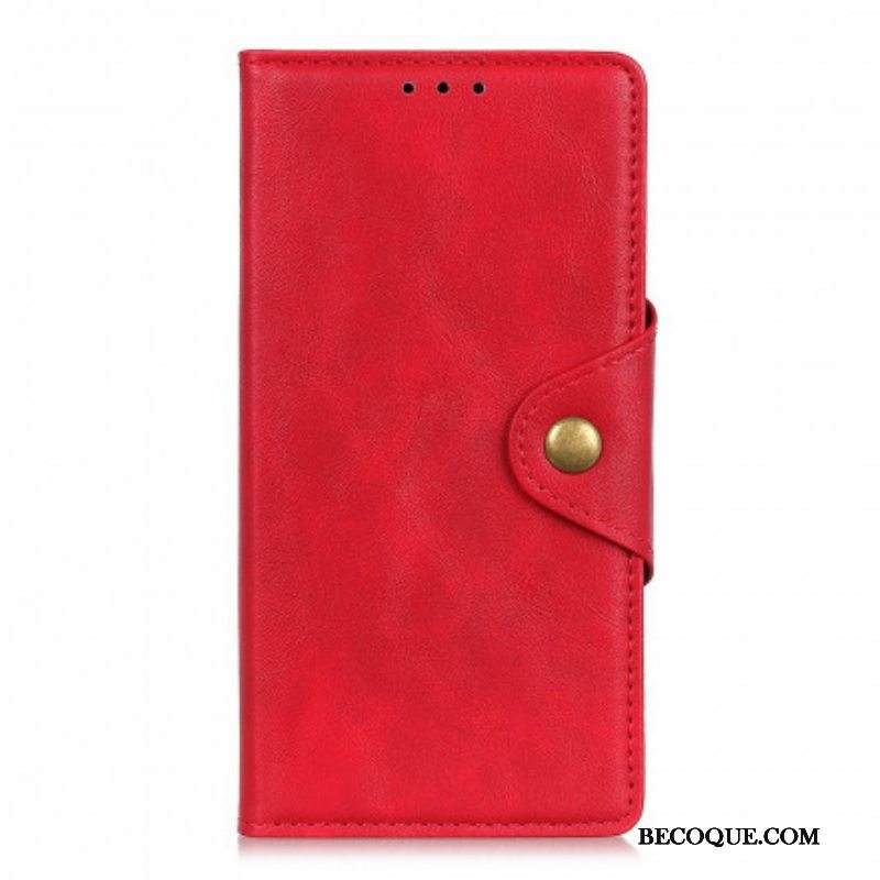 Kotelot Xiaomi Redmi Note 10 Pro Keinonahkainen Nappi