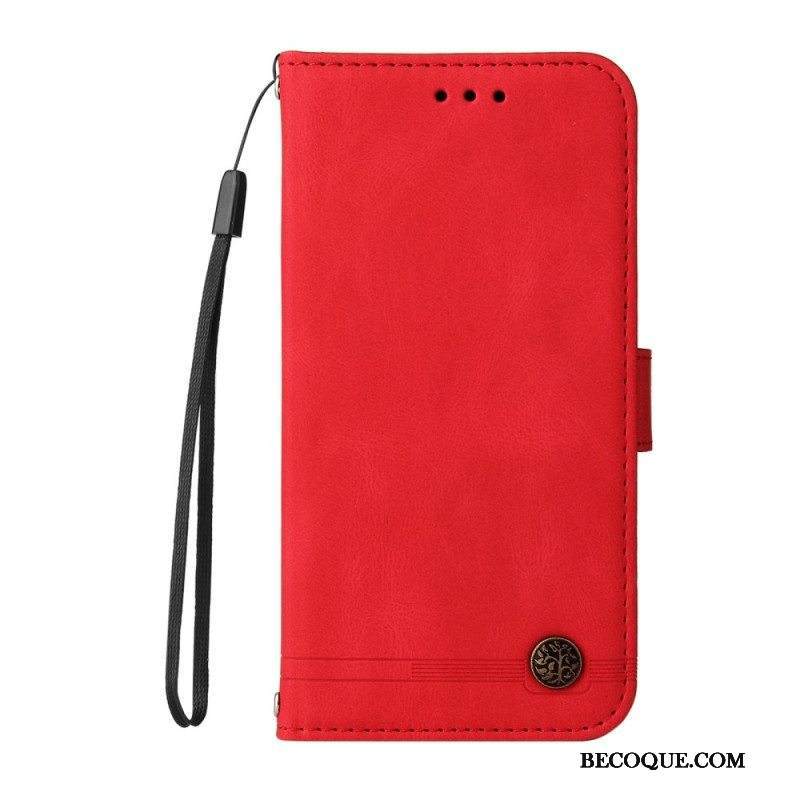 Kotelot Xiaomi Redmi Note 10 Pro Keinonahkainen Niitti Ja Hihna