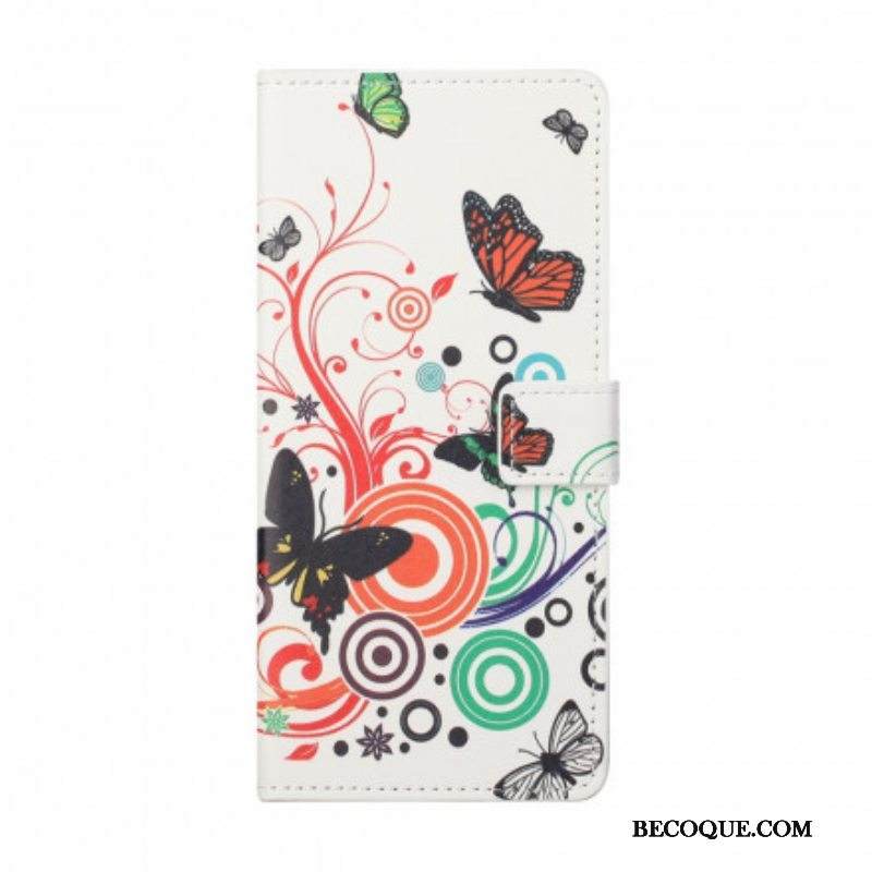 Kotelot Xiaomi Redmi Note 10 Pro Perhosia Ja Kukkia