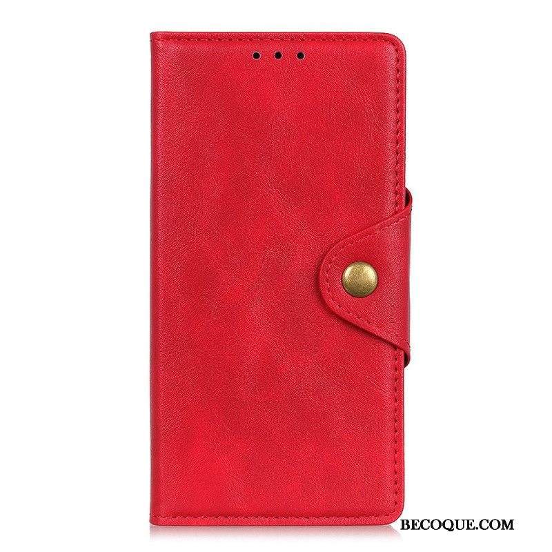 Kotelot Xiaomi Redmi Note 11 / 11S Keinonahkainen Nappi