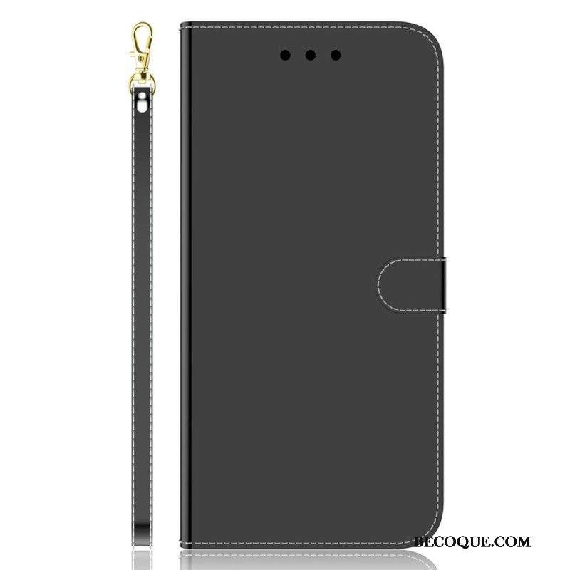 Kotelot Xiaomi Redmi Note 12 4G Keinopeilinahka Hihnalla