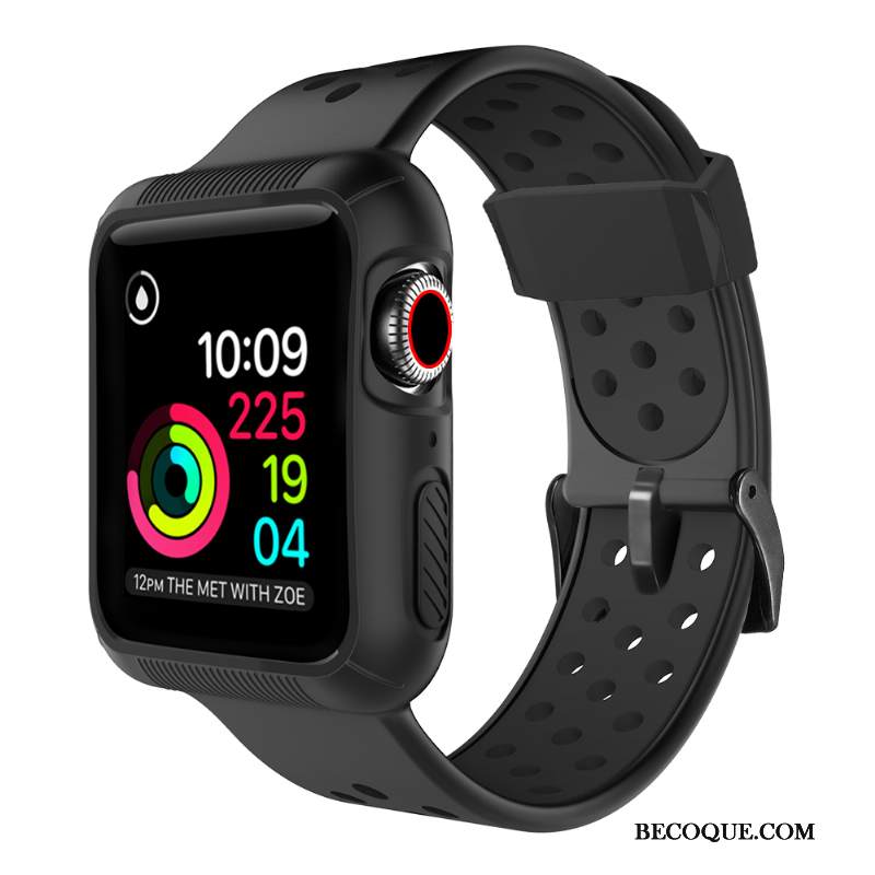 Kuori Apple Watch Series 1 Suojaus Musta Urheilu, Kotelo Apple Watch Series 1 Trendi Murtumaton