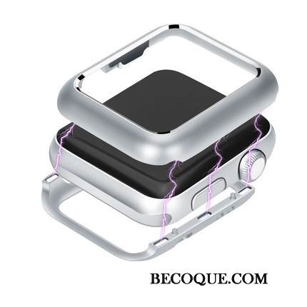 Kuori Apple Watch Series 3 Luova Murtumaton Magneettinen, Kotelo Apple Watch Series 3 Metalli Trendi Musta