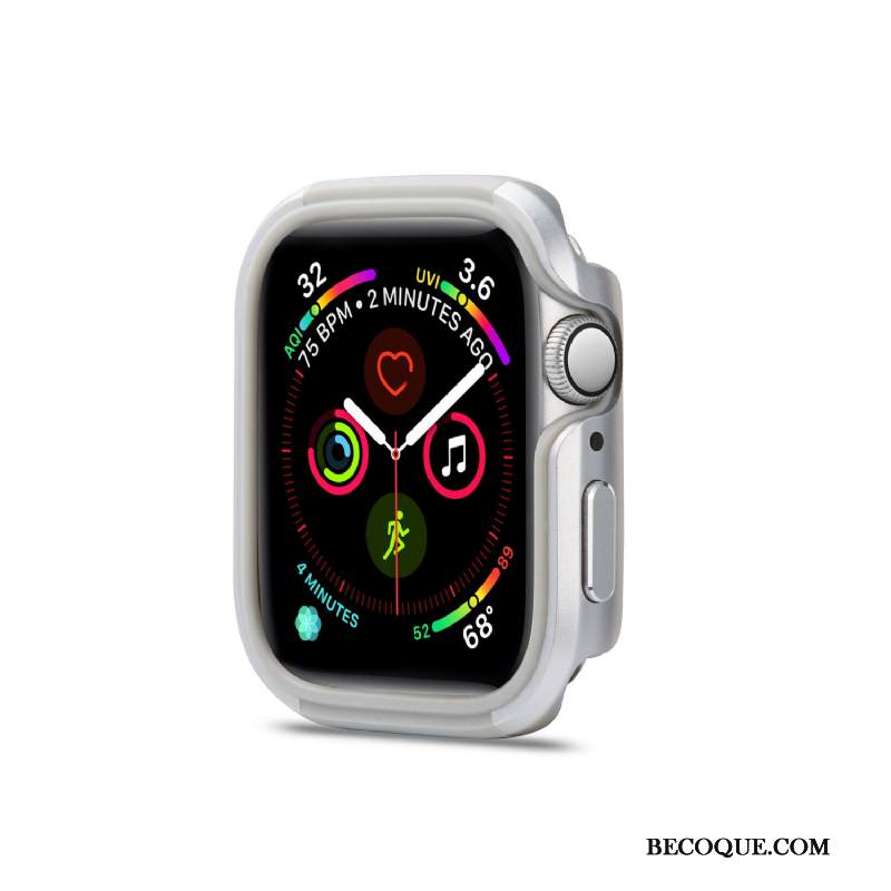 Kuori Apple Watch Series 5 Metalli Trendi Murtumaton, Kotelo Apple Watch Series 5 Suojaus Kulta Kehys