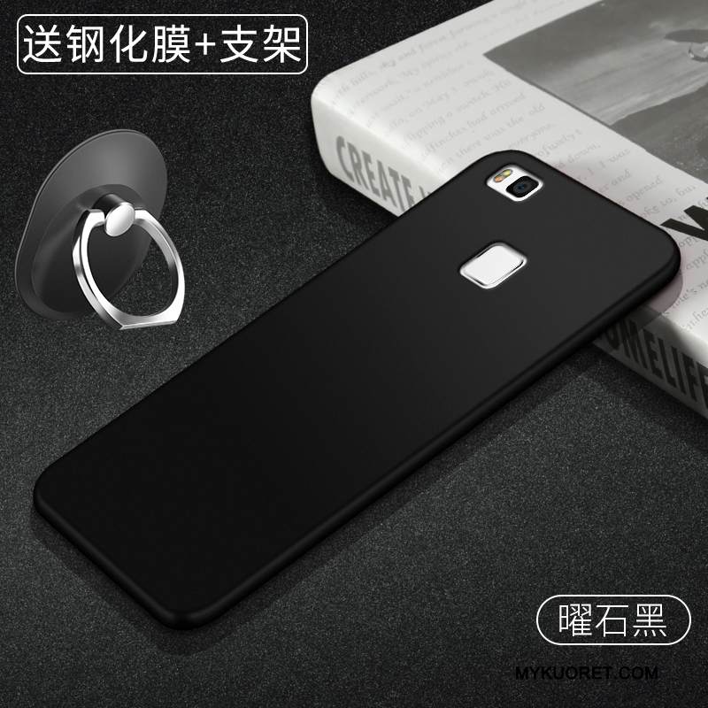 Kuori Huawei G9 Lite Laukut Puhelimen Kuoret Punainen, Kotelo Huawei G9 Lite Pehmeä Neste Yksinkertainen Murtumaton