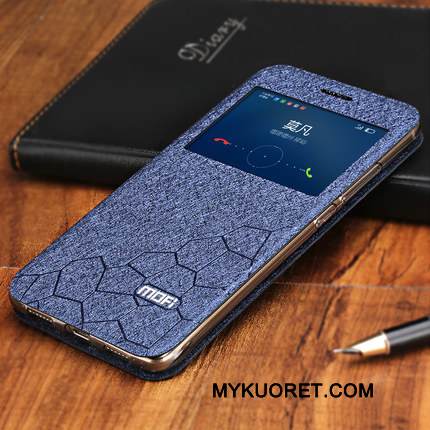 Kuori Huawei G9 Plus Nahka Murtumaton Tummansininen, Kotelo Huawei G9 Plus Pehmeä Neste Trendi Puhelimen Kuoret