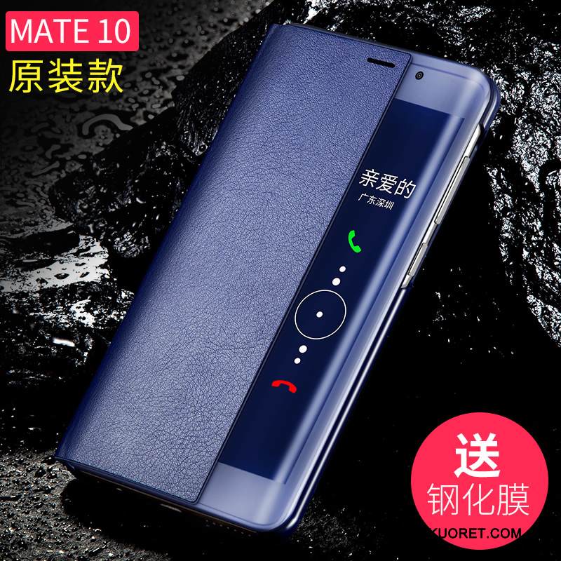 Kuori Huawei Mate 10 Laukut Murtumaton Puhelimen Kuoret, Kotelo Huawei Mate 10 Kuoret Sininen