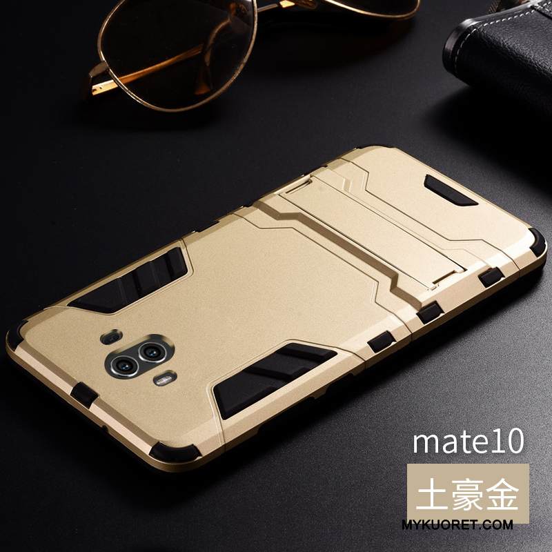 Kuori Huawei Mate 10 Metalli Kulta Trendi, Kotelo Huawei Mate 10 Punainen Puhelimen Kuoret