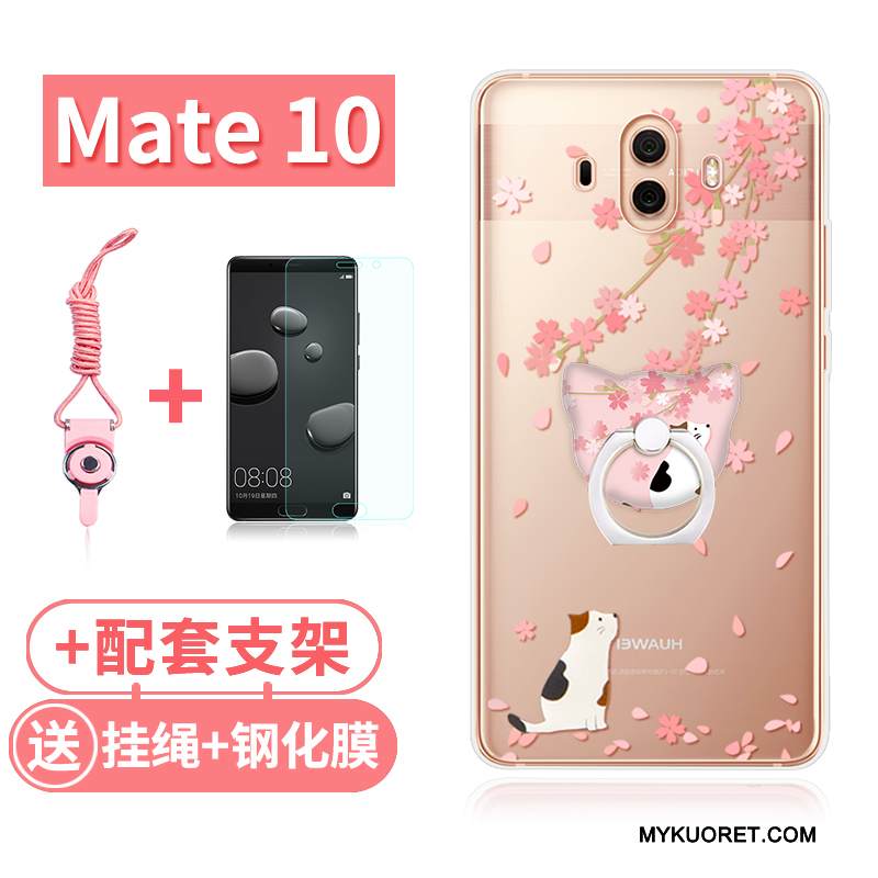 Kuori Huawei Mate 10 Pehmeä Neste Murtumaton Kani, Kotelo Huawei Mate 10 Laukut Puhelimen Kuoret Jauhe