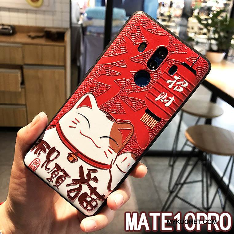 Kuori Huawei Mate 10 Pro Laukut Kissa Murtumaton, Kotelo Huawei Mate 10 Pro Monivärinen Uusi Trendi