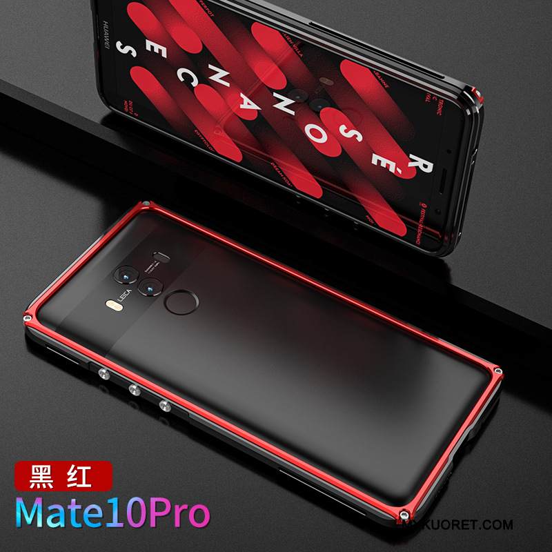 Kuori Huawei Mate 10 Pro Luova Tide-brändi Puhelimen Kuoret, Kotelo Huawei Mate 10 Pro Metalli Musta Persoonallisuus