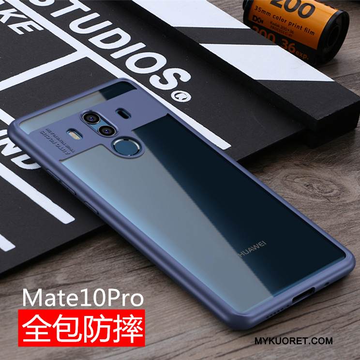 Kuori Huawei Mate 10 Pro Silikoni Musta Puhelimen Kuoret, Kotelo Huawei Mate 10 Pro Laukut Murtumaton Ohut
