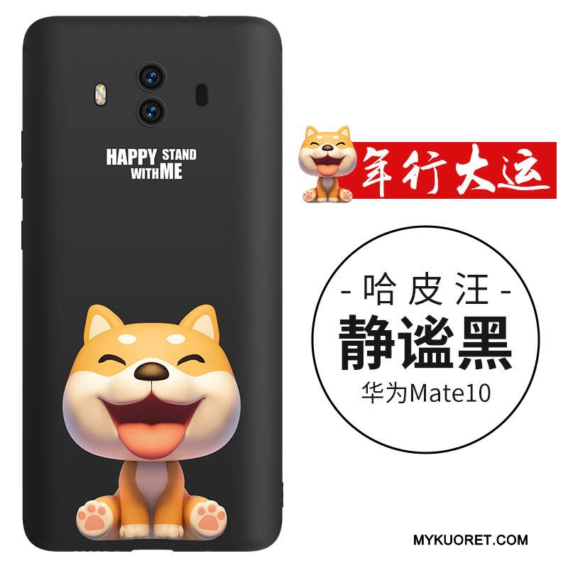 Kuori Huawei Mate 10 Sarjakuva Ihana Punainen, Kotelo Huawei Mate 10 Silikoni Ohut Trendi