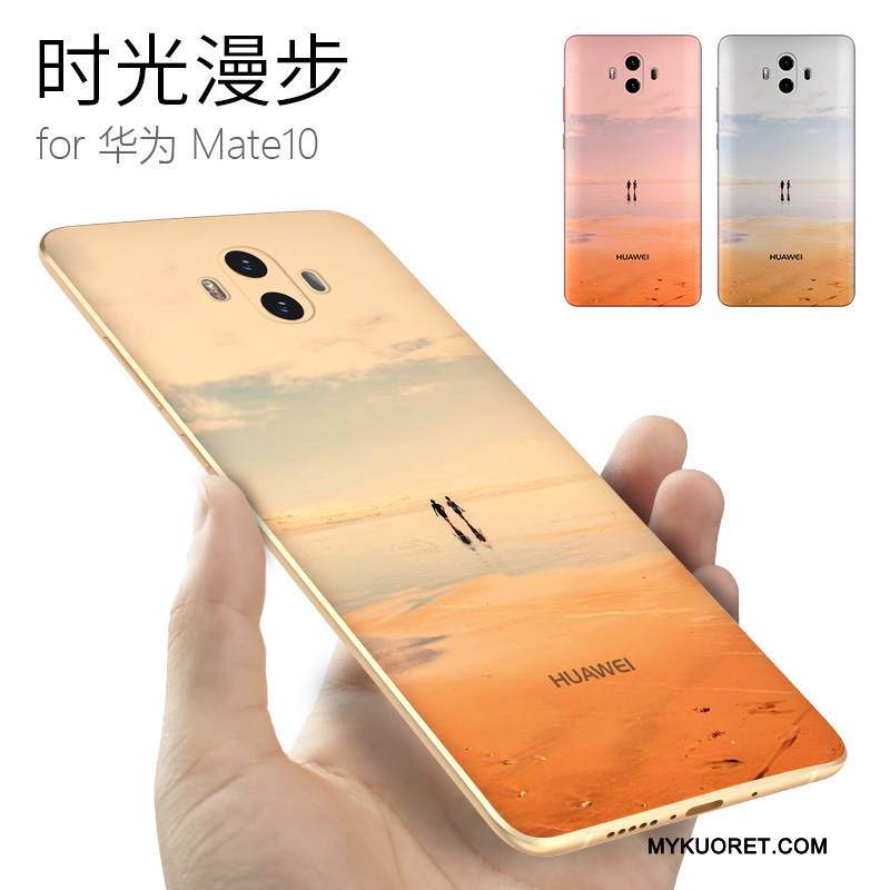 Kuori Huawei Mate 10 Silikoni Kiinalainen Tyyli Puhelimen Kuoret, Kotelo Huawei Mate 10 Luova Persoonallisuus Tide-brändi