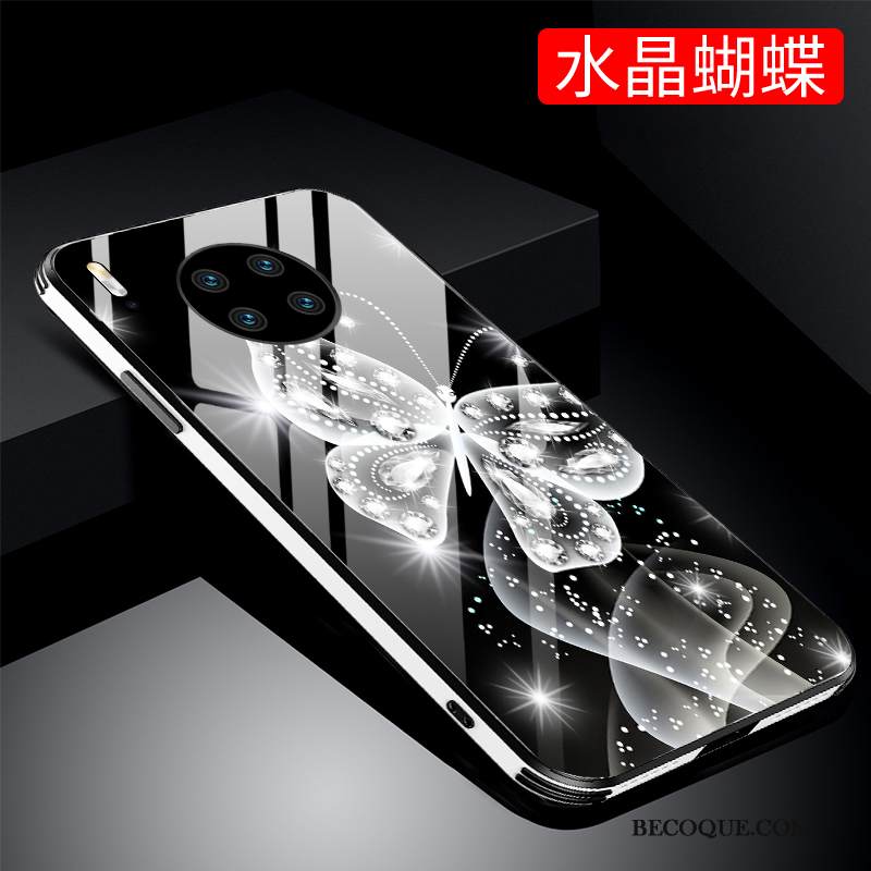 Kuori Huawei Mate 30 Pro Laukut Persoonallisuus Ylellisyys, Kotelo Huawei Mate 30 Pro Tila Sininen Ohut