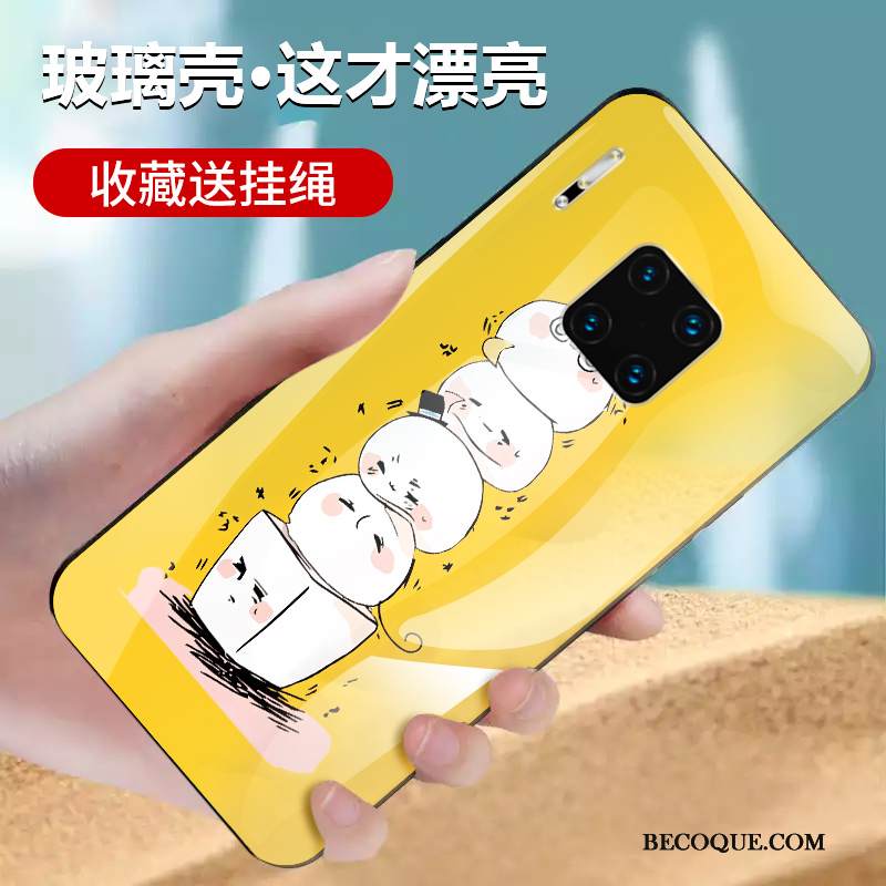 Kuori Huawei Mate 30 Rs Suojaus Murtumaton Lasi, Kotelo Huawei Mate 30 Rs Keltainen Puhelimen Kuoret