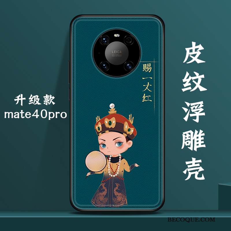 Kuori Huawei Mate 40 Pro Laukut Persoonallisuus Murtumaton, Kotelo Huawei Mate 40 Pro Luova Sininen Puhelimen Kuoret