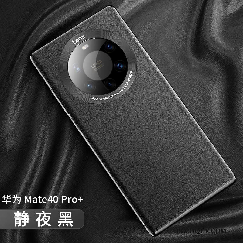 Kuori Huawei Mate 40 Pro+ Laukut Ylellisyys Uusi, Kotelo Huawei Mate 40 Pro+ Nahka Sininen Tide-brändi