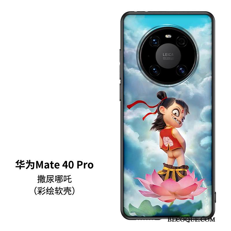 Kuori Huawei Mate 40 Pro Sarjakuva Puhelimen Kuoret Tide-brändi, Kotelo Huawei Mate 40 Pro Luova Trendi Rakastunut