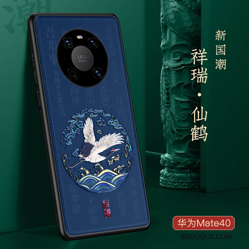 Kuori Huawei Mate 40 Silikoni Murtumaton Ultra, Kotelo Huawei Mate 40 Pehmeä Neste Kiinalainen Tyyli Ohut