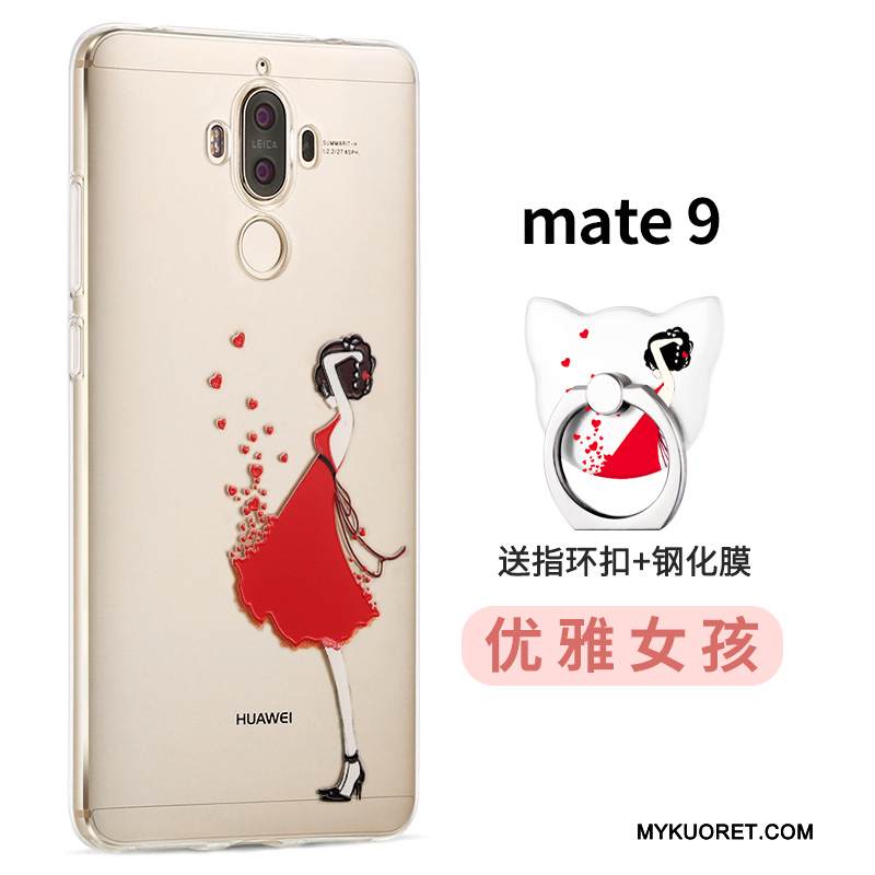 Kuori Huawei Mate 9 Pehmeä Neste Läpinäkyvä Puhelimen Kuoret, Kotelo Huawei Mate 9 Silikoni