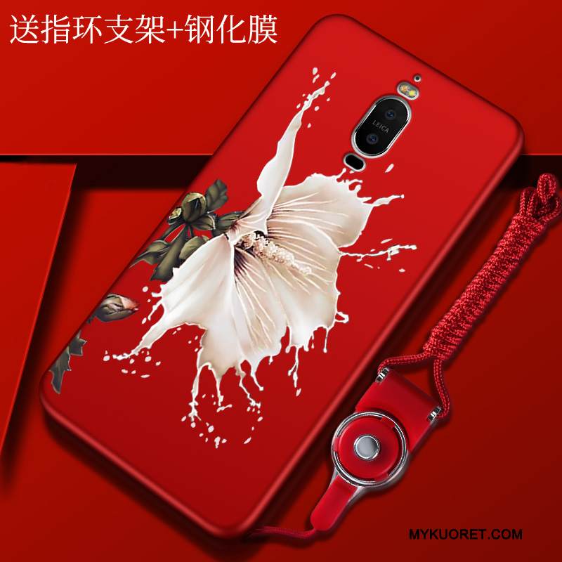 Kuori Huawei Mate 9 Pro Luova Murtumaton Punainen, Kotelo Huawei Mate 9 Pro Laukut Puhelimen Kuoret