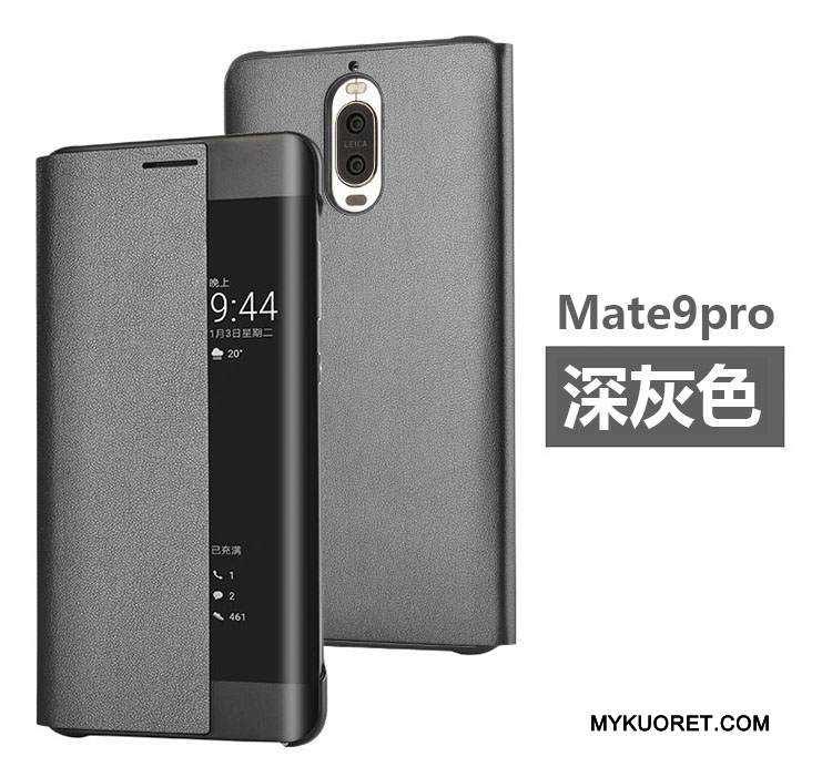 Kuori Huawei Mate 9 Pro Nahka Kulta Puhelimen Kuoret, Kotelo Huawei Mate 9 Pro Kuoret