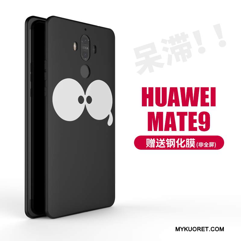 Kuori Huawei Mate 9 Silikoni Murtumaton Trendi, Kotelo Huawei Mate 9 Luova L Musta