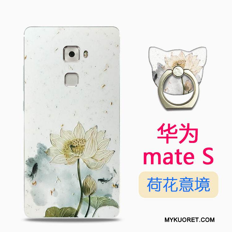 Kuori Huawei Mate S Silikoni Kiinalainen Tyyli Puhelimen Kuoret, Kotelo Huawei Mate S Monivärinen Nuoret Läpinäkyvä
