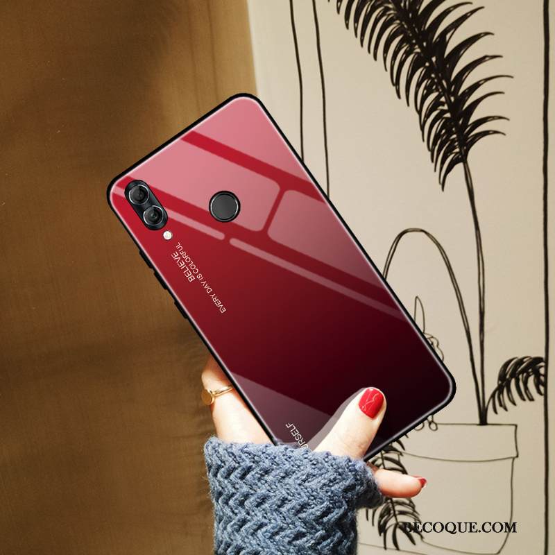 Kuori Huawei P Smart 2019 Suojaus Murtumaton Sininen, Kotelo Huawei P Smart 2019 Kaltevuus Yksinkertainen