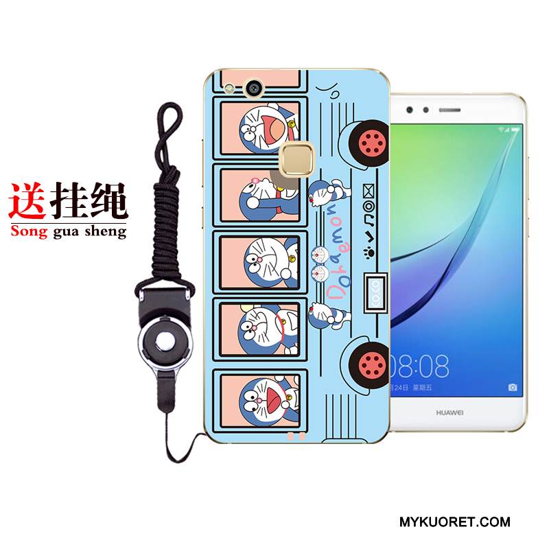 Kuori Huawei P10 Lite Silikoni Nuoret Valkoinen, Kotelo Huawei P10 Lite Sarjakuva Murtumaton Puhelimen Kuoret