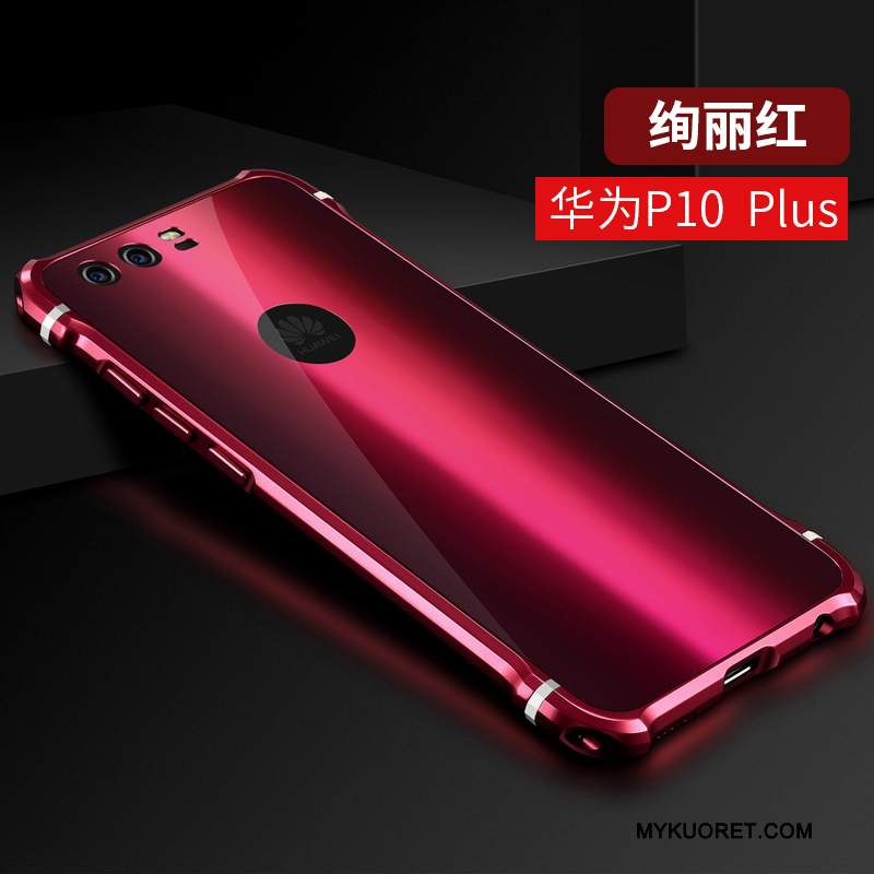 Kuori Huawei P10 Plus Metalli Persoonallisuus Kova, Kotelo Huawei P10 Plus Luova Punainen Murtumaton