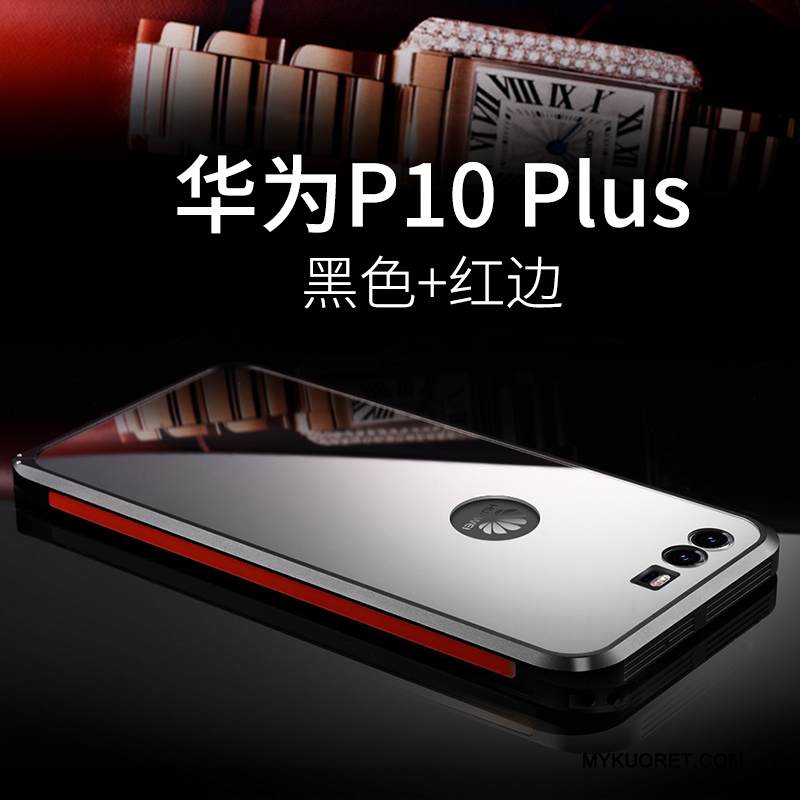 Kuori Huawei P10 Plus Suojaus Pesty Suede Persoonallisuus, Kotelo Huawei P10 Plus Luova Murtumaton Hopea