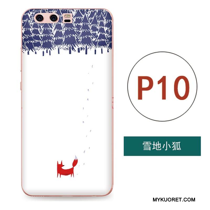 Kuori Huawei P10 Silikoni Taide Puhelimen Kuoret, Kotelo Huawei P10 Pehmeä Neste Ripustettavat Koristeet Kiinalainen Tyyli
