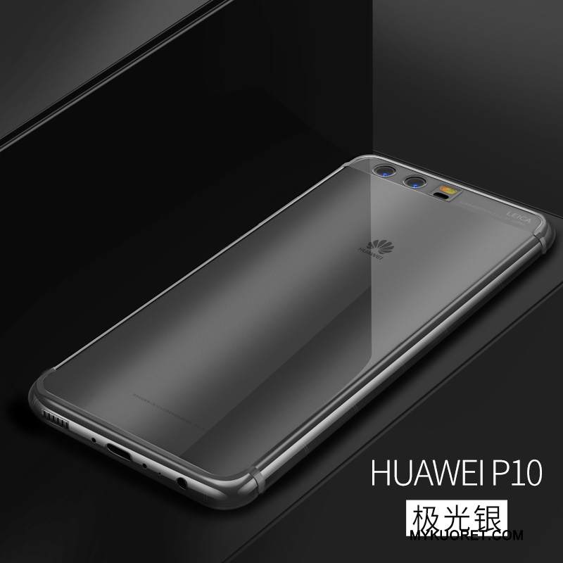 Kuori Huawei P10 Silikoni Ultra Ohut, Kotelo Huawei P10 Laukut Dekompressointi Läpinäkyvä