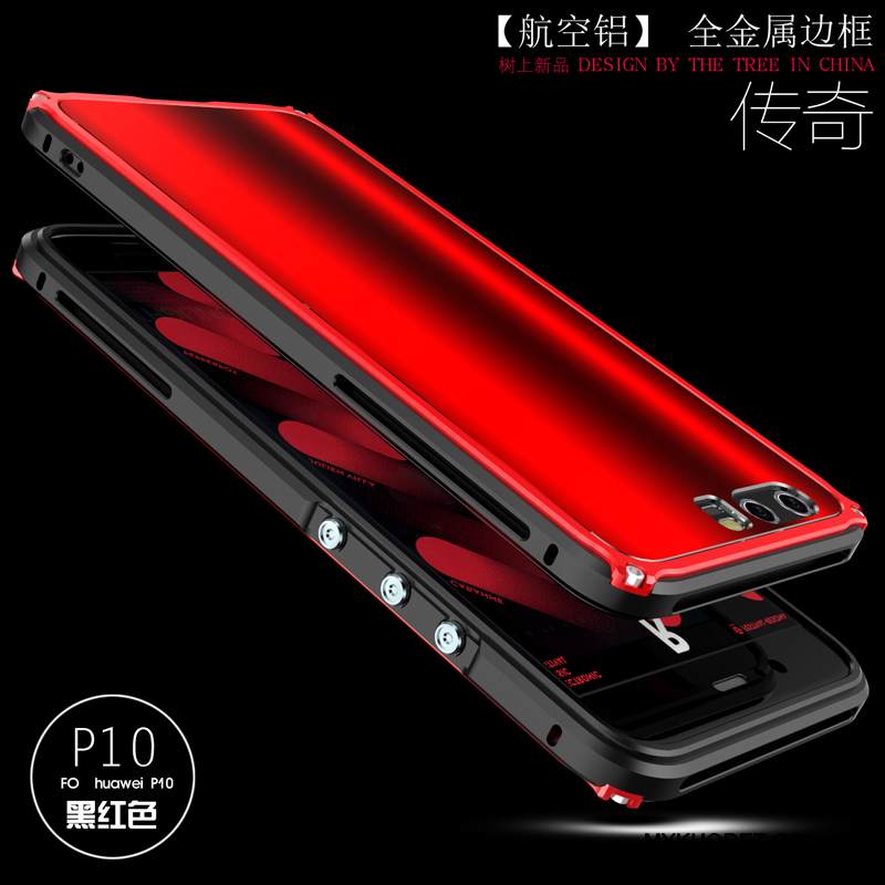 Kuori Huawei P10 Suojaus Ripustettavat Koristeet Puhelimen Kuoret, Kotelo Huawei P10 Luova Murtumaton Punainen