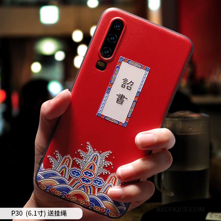 Kuori Huawei P30 Laukut Tide-brändi Persoonallisuus, Kotelo Huawei P30 Suojaus Net Red Murtumaton