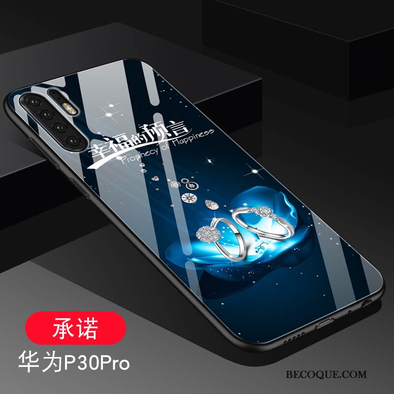 Kuori Huawei P30 Pro Laukut Murtumaton Peili, Kotelo Huawei P30 Pro Silikoni Tide-brändi Puhelimen Kuoret