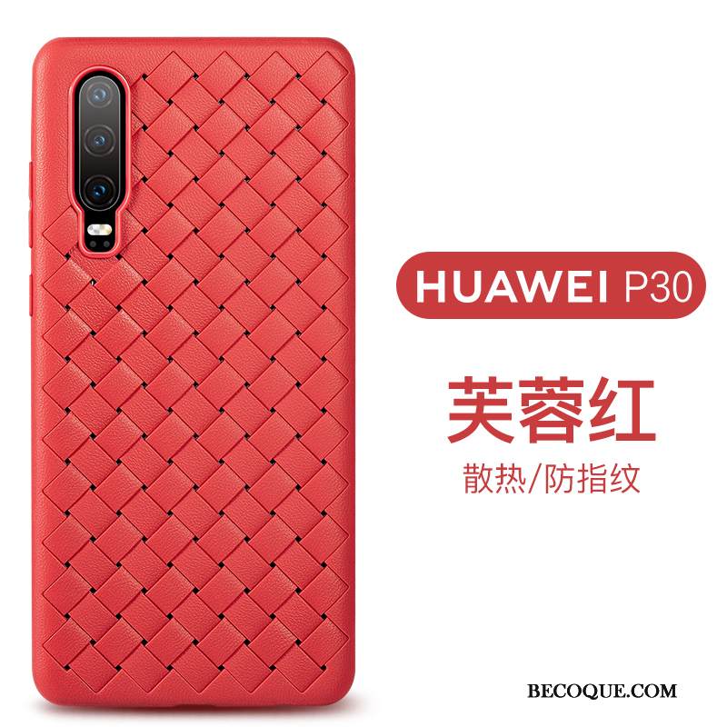 Kuori Huawei P30 Silikoni Kukkakuvio Murtumaton, Kotelo Huawei P30 Nahka Puhelimen Kuoret Liiketoiminta