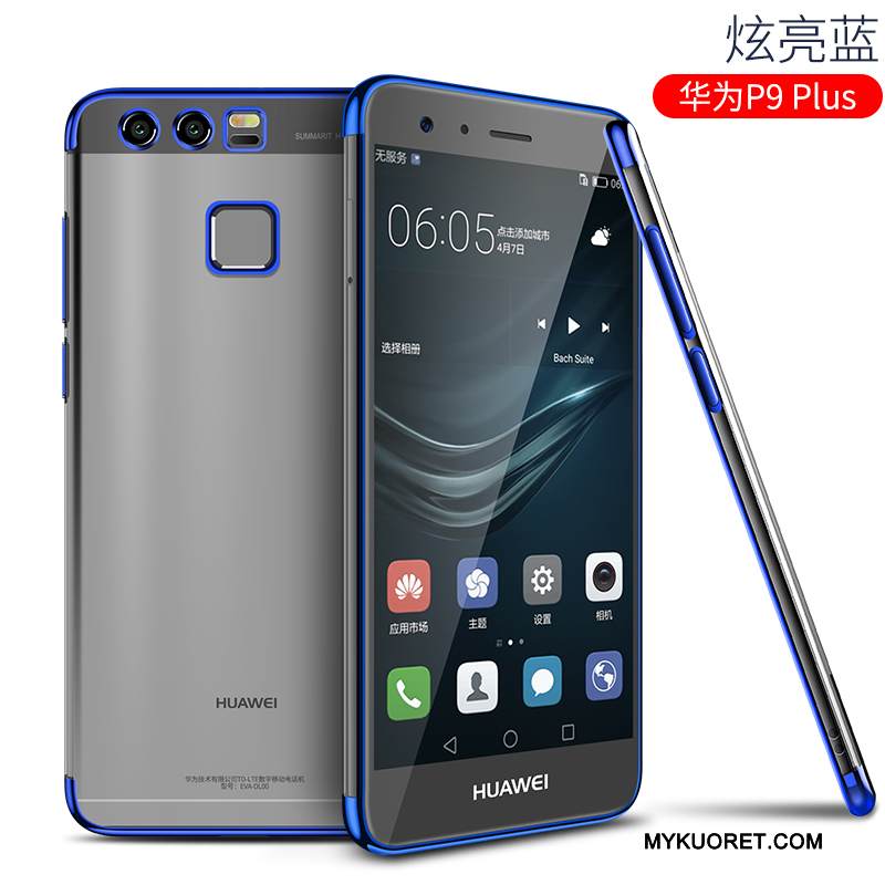 Kuori Huawei P9 Plus Silikoni Kulta Murtumaton, Kotelo Huawei P9 Plus Laukut Tide-brändi Ultra
