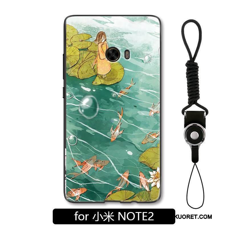 Kuori Mi Note 2 Luova Kiinalainen Tyyli Karppi, Kotelo Mi Note 2 Laukut Puhelimen Kuoret Vihreä